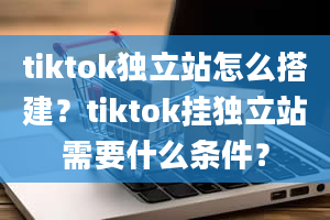 tiktok独立站怎么搭建？tiktok挂独立站需要什么条件？