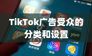 TikTok广告受众的分类和设置