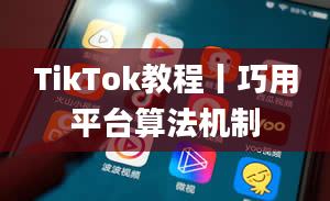 TikTok教程丨巧用平台算法机制