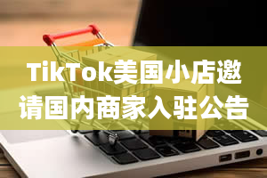 TikTok美国小店邀请国内商家入驻公告