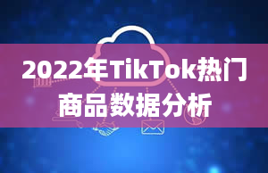 2022年TikTok热门商品数据分析