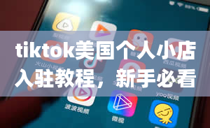 tiktok美国个人小店入驻教程，新手必看