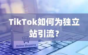 TikTok如何为独立站引流？