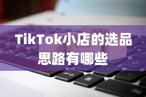 TikTok小店的选品思路有哪些