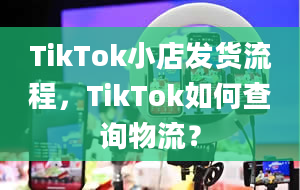 TikTok小店发货流程，TikTok如何查询物流？