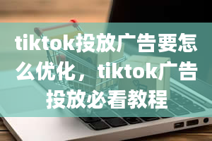 tiktok投放广告要怎么优化，tiktok广告投放必看教程