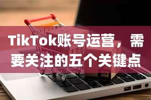 TikTok账号运营，需要关注的五个关键点