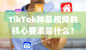 TikTok种草视频的核心要素是什么？