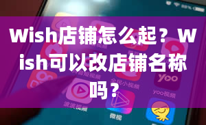 Wish店铺怎么起？Wish可以改店铺名称吗？