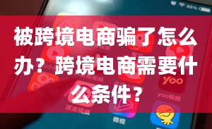 被跨境电商骗了怎么办？跨境电商需要什么条件？