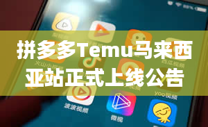 拼多多Temu马来西亚站正式上线公告