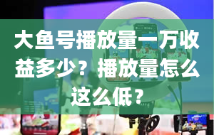 大鱼号播放量一万收益多少？播放量怎么这么低？