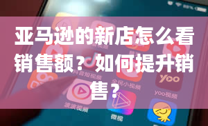 亚马逊的新店怎么看销售额？如何提升销售？