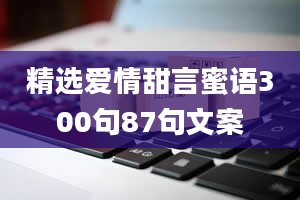 精选爱情甜言蜜语300句87句文案