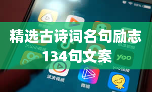 精选古诗词名句励志134句文案