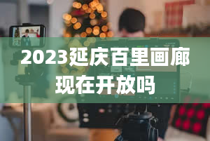 2023延庆百里画廊现在开放吗