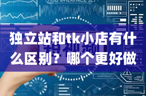 独立站和tk小店有什么区别？哪个更好做