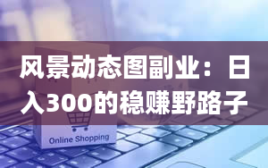 风景动态图副业：日入300的稳赚野路子