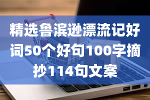 精选鲁滨逊漂流记好词50个好句100字摘抄114句文案