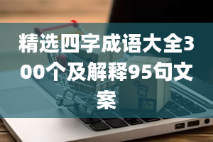 精选四字成语大全300个及解释95句文案