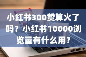 小红书300赞算火了吗？小红书10000浏览量有什么用？