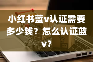 小红书蓝v认证需要多少钱？怎么认证蓝v？