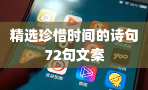 精选珍惜时间的诗句72句文案