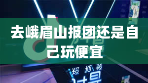 去峨眉山报团还是自己玩便宜