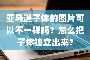 亚马逊子体的图片可以不一样吗？怎么把子体独立出来？