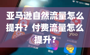 亚马逊自然流量怎么提升？付费流量怎么提升？