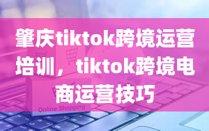 肇庆tiktok跨境运营培训，tiktok跨境电商运营技巧