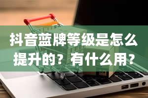 抖音蓝牌等级是怎么提升的？有什么用？