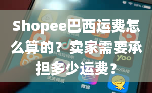 Shopee巴西运费怎么算的？卖家需要承担多少运费？