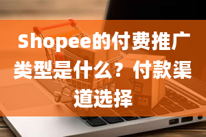 Shopee的付费推广类型是什么？付款渠道选择