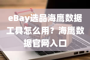 eBay选品海鹰数据工具怎么用？海鹰数据官网入口