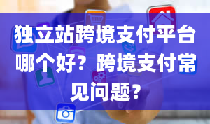 独立站跨境支付平台哪个好？跨境支付常见问题？