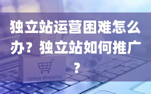 独立站运营困难怎么办？独立站如何推广？