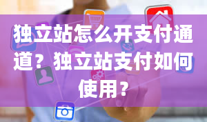 独立站怎么开支付通道？独立站支付如何使用？