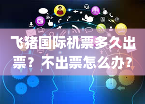 飞猪国际机票多久出票？不出票怎么办？