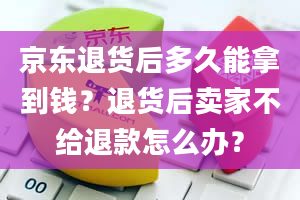 京东退货后多久能拿到钱？退货后卖家不给退款怎么办？