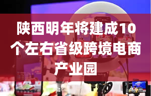 陕西明年将建成10个左右省级跨境电商产业园