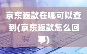 京东返款在哪可以查到(京东返款怎么回事)