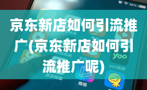 京东新店如何引流推广(京东新店如何引流推广呢)