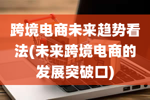 跨境电商未来趋势看法(未来跨境电商的发展突破口)