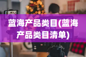 蓝海产品类目(蓝海产品类目清单)