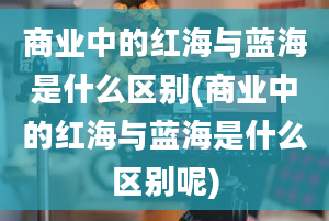 商业中的红海与蓝海是什么区别(商业中的红海与蓝海是什么区别呢)