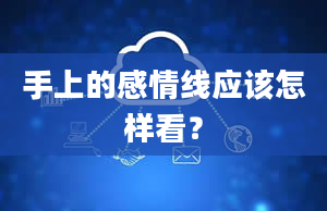 手上的感情线应该怎样看？