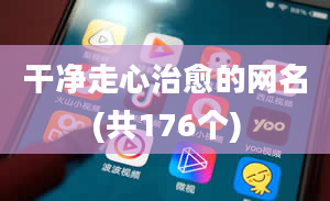 干净走心治愈的网名(共176个)