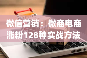 微信营销：微商电商涨粉128种实战方法