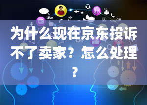 为什么现在京东投诉不了卖家？怎么处理？